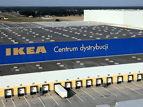 IKEA: magazyn tranzytowy w Jarostach